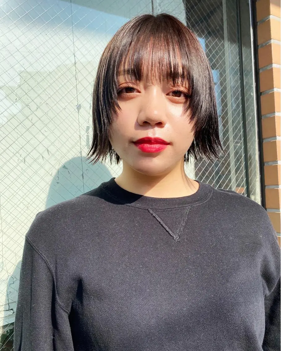 ショート ミウ☆ ブリーチダブルカラーのヘアスタイル