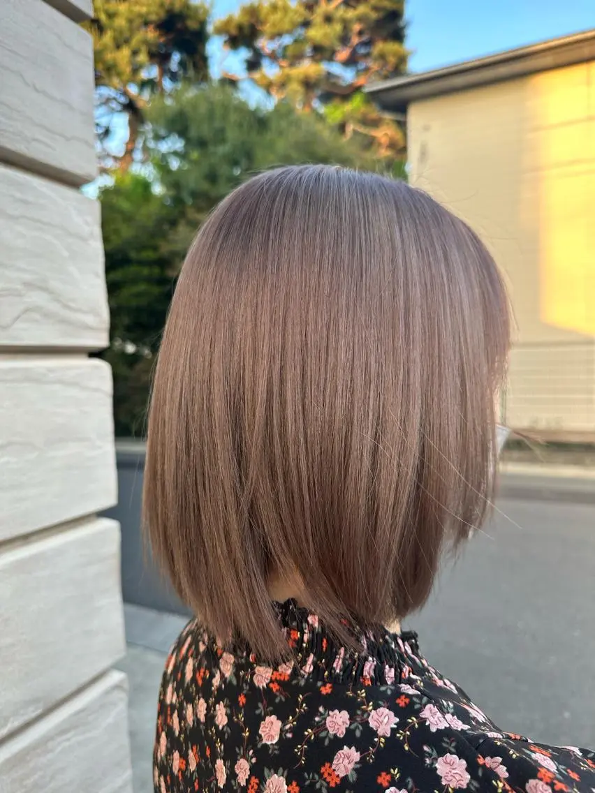ショート カラー カット ヘアカラー トリートメント ヘッドスパ 🪼高評価🪼 💎柴崎の藤咲💎のヘアスタイル
