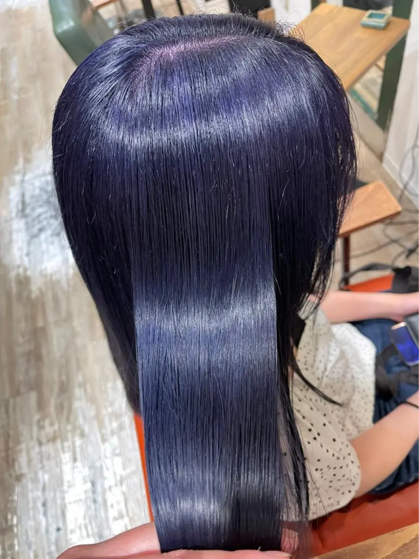 ロング カラー ゆう🫧 透明感/ハイトーンのヘアスタイル