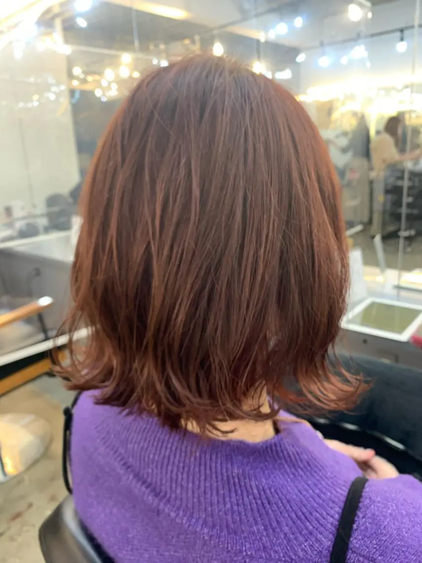 ミディアム カラー ヘアカラー 🌛ダブルカラー 🌜SAYAKAのヘアスタイル
