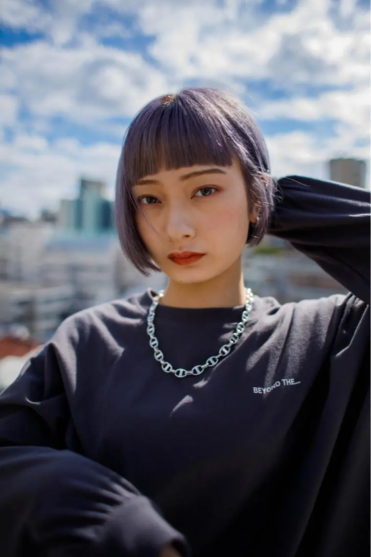 ショート カラー ヘアカラー 舘野 太嘉宏のヘアスタイル
