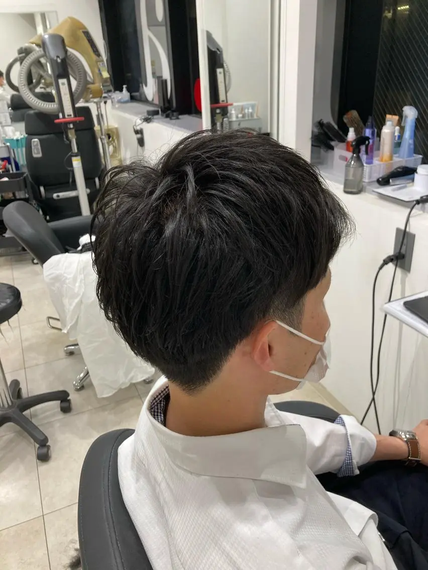 メンズ ピンクカラー🎀 米津 美佑のヘアスタイル