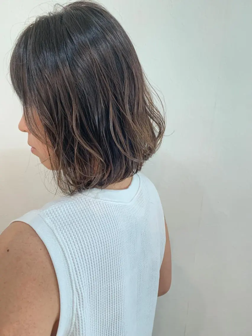 ミディアム 清光 泰之のヘアスタイル