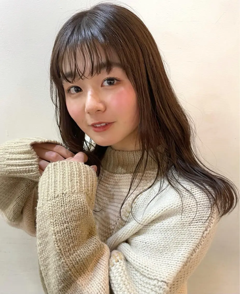 ミディアム カラー ベージュカラー ✨👑お洒落ショート ❣️村上せいな✨のヘアスタイル