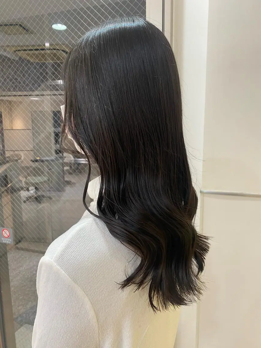 ロング カット トリートメント 透明感カラー💜艶髪 sayakaのヘアスタイル