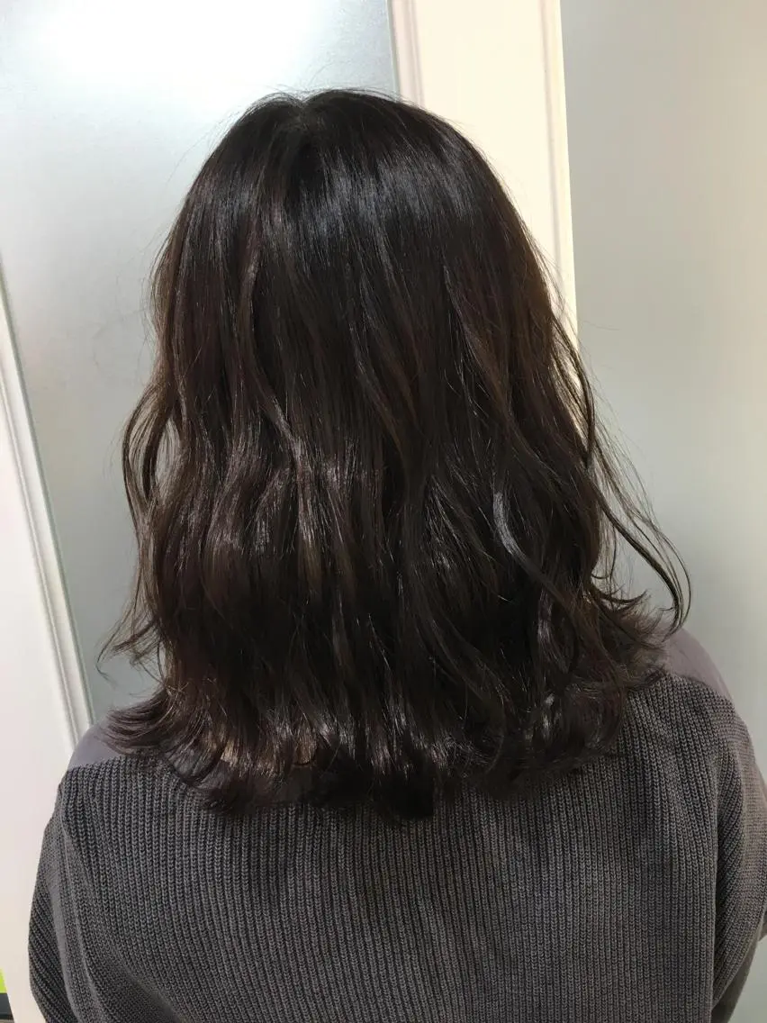 セミロング カラー ヘアカラー トリートメント 🍀透明感抜群🍀/ ハイトーンカラーのヘアスタイル