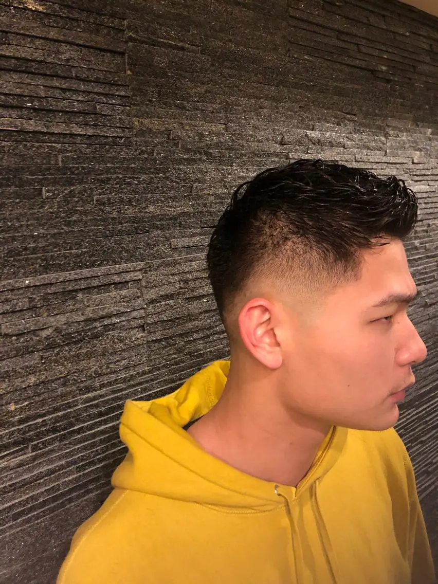 ショート メンズ 牧 颯斗のヘアスタイル