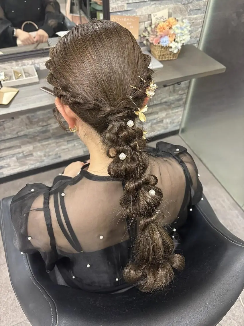 ヘアアレンジ ヘアセット ✨🌠ヘアセット✨ 🌠BIZEのヘアスタイル