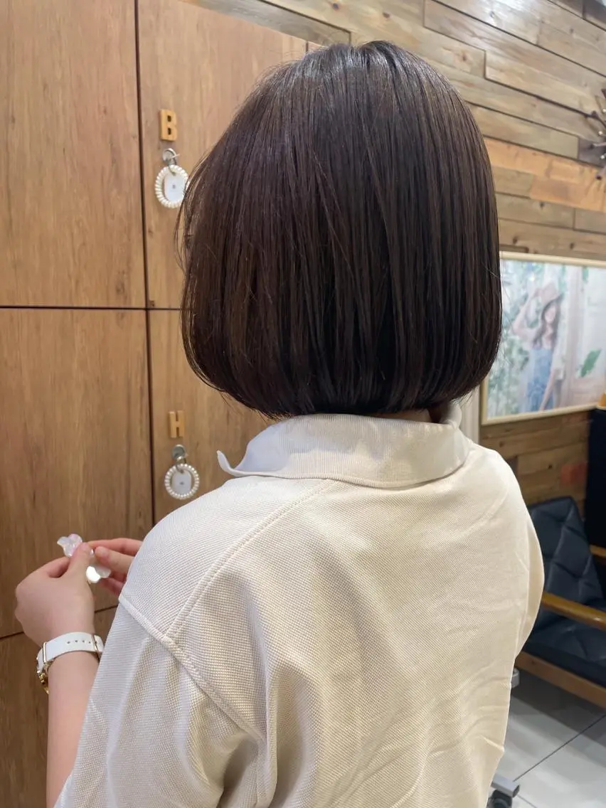 カラー ベージュカラー ブリーチ ブリーチなしカラー なな /カラー/アレンジのヘアスタイル