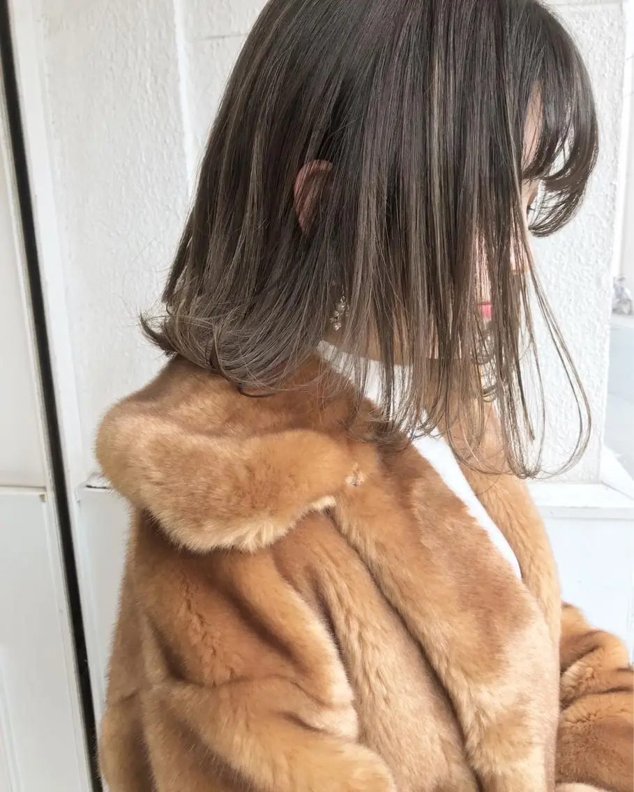ミディアム ハイライト Musiiik hairのヘアスタイル
