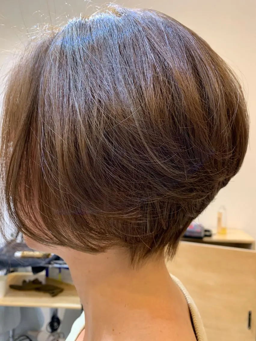 ショート カラー カット ヘアカラー トリートメント 高尾 成紀のヘアスタイル