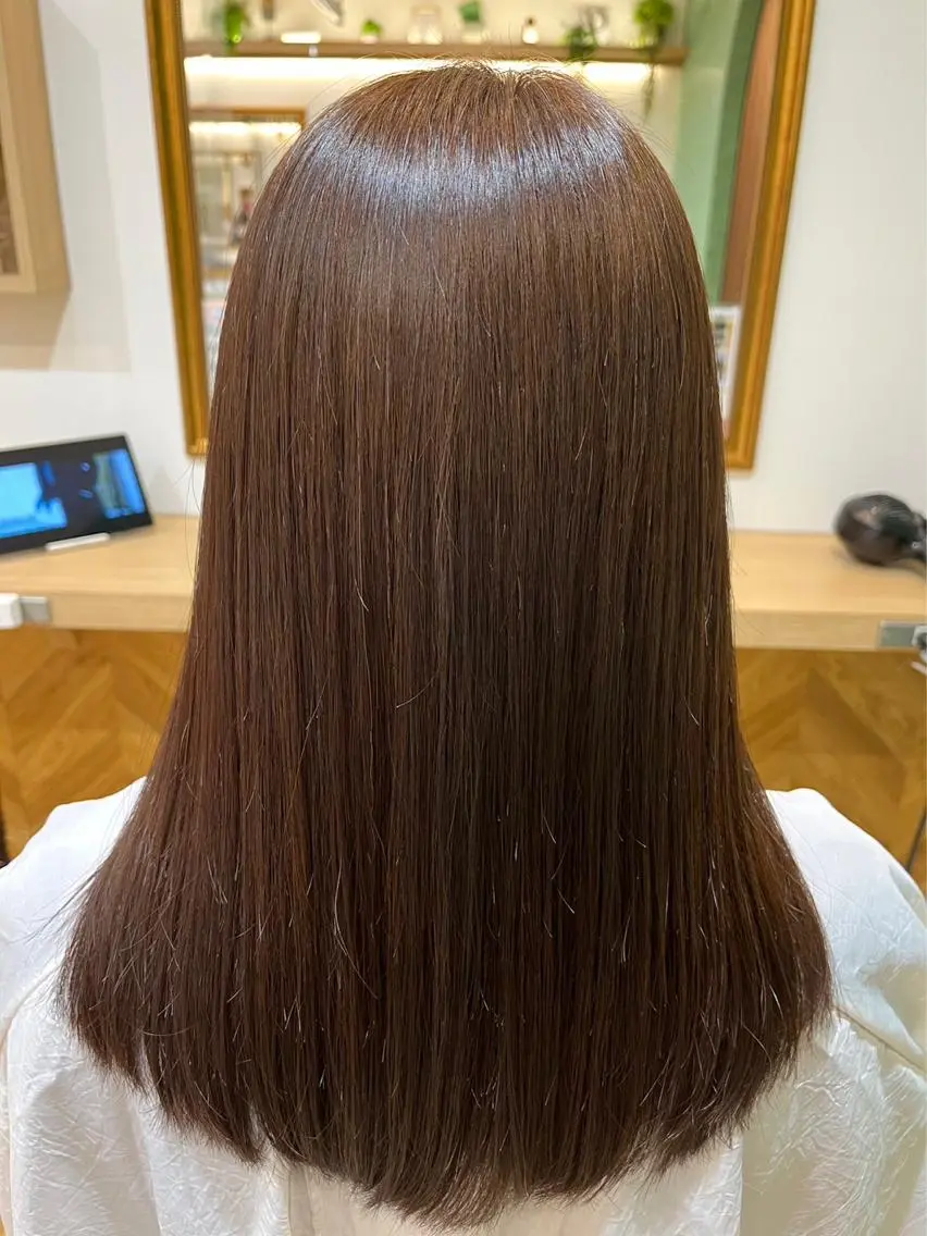ロング emma 星野のヘアスタイル