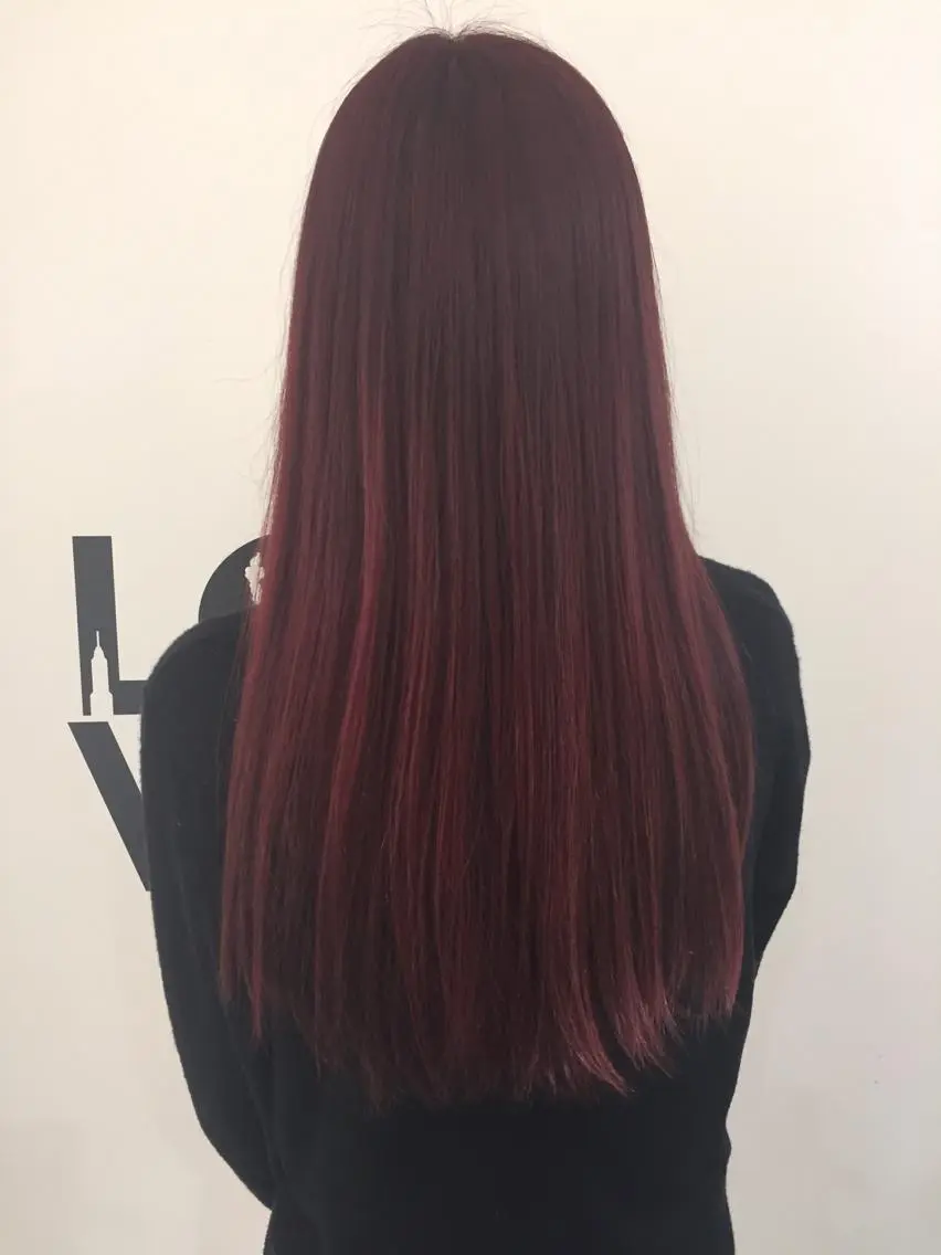 ロング カラー ヘアカラー ✂️小顔カット✂️ 山本有紀のヘアスタイル