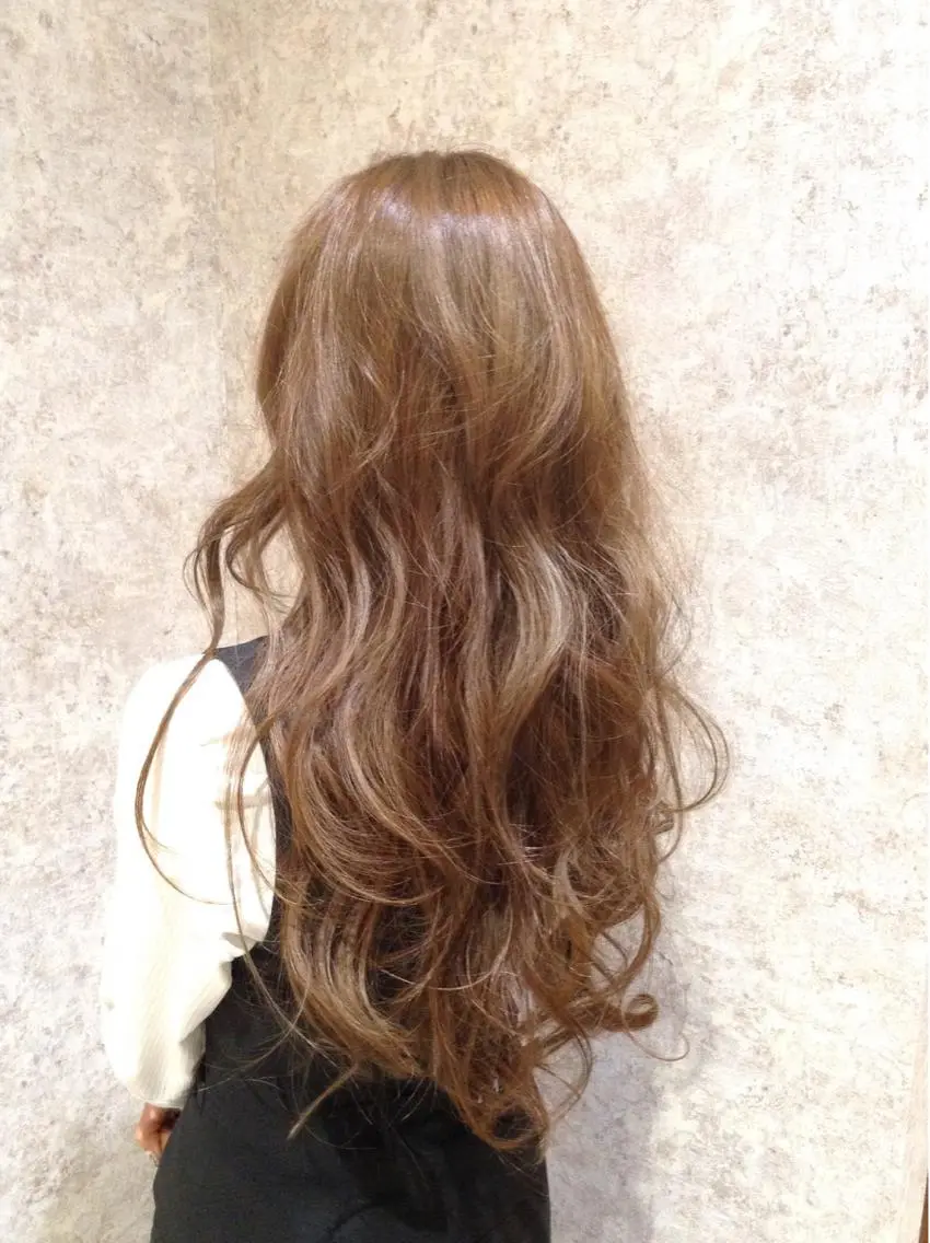 ロング カラー 杉田 一浩のヘアスタイル