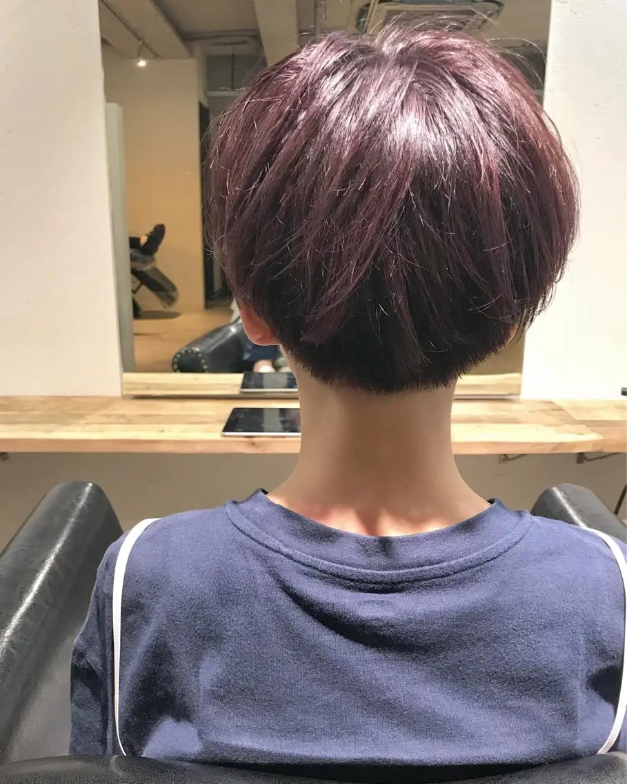 ショート カラー カット ヘアカラー トリートメント 坂本 裕介のヘアスタイル
