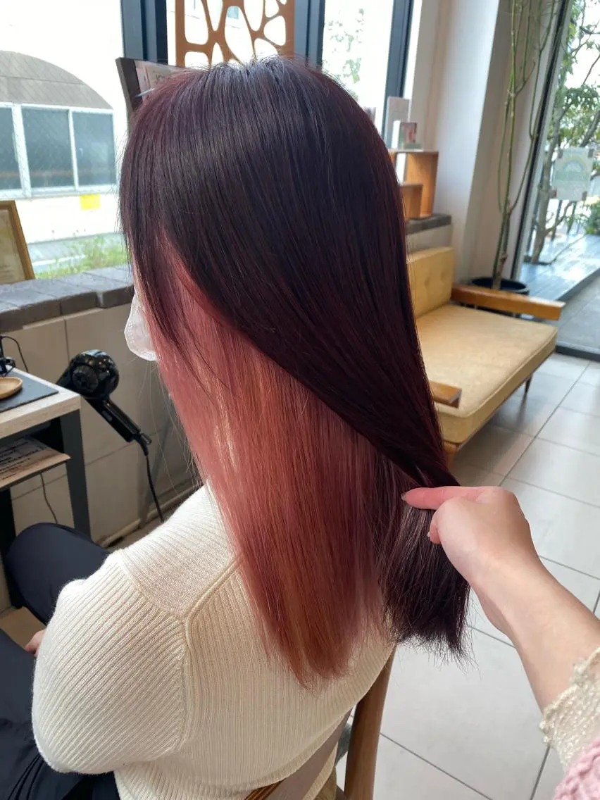 ロング カラー インナーカラー ヘアカラー 袴着付け予約受付中/ 渡辺奈緒のその他イメージ