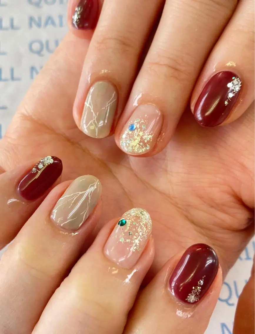 ネイル 手書きが得意🖌️ Y’s  nailのネイルデザイン