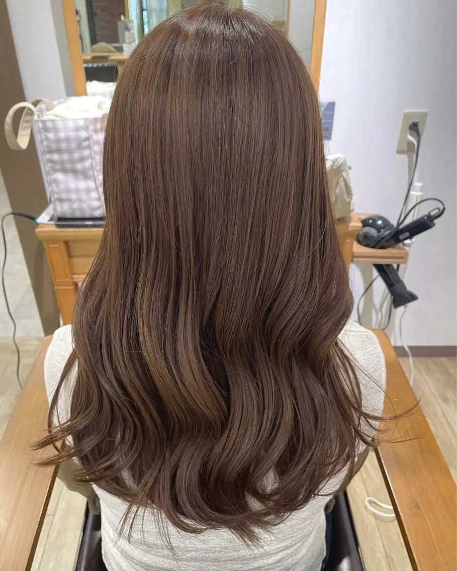 セミロング カット ヘアカラー トリートメント LICO 木村真知子のヘアスタイル