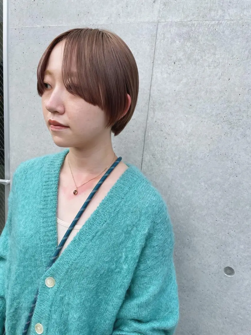 ショート カラー カット ヘアカラー トリートメント センスをお届けします 大谷将生infpのヘアスタイル
