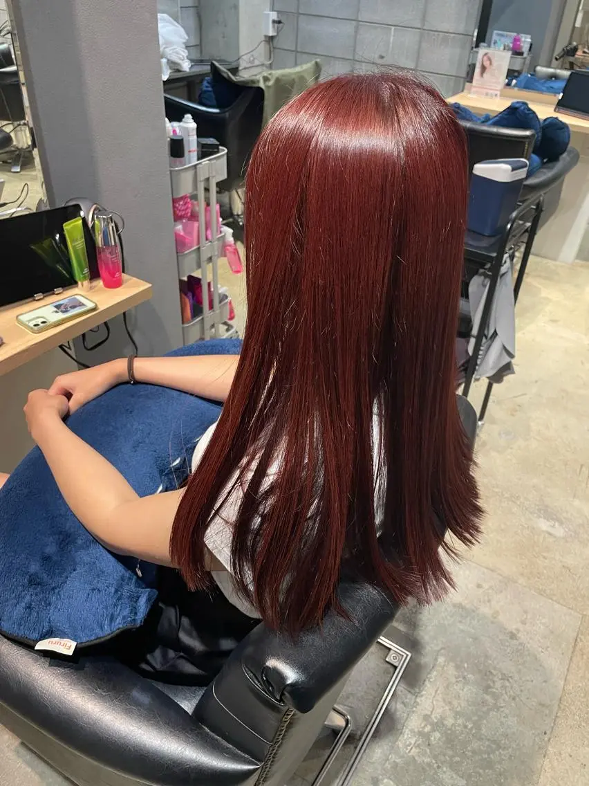 ロング ヘアカラー トリートメント 💖KANAMI💖 似合わせヘアスタイルのヘアスタイル