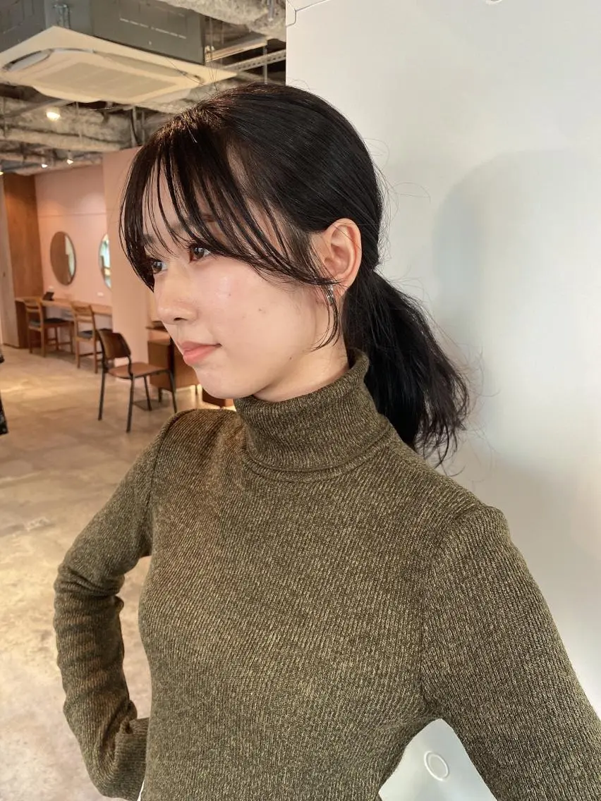 ロング カラー 小顔カット ♡レイヤーカット れお♡のヘアスタイル