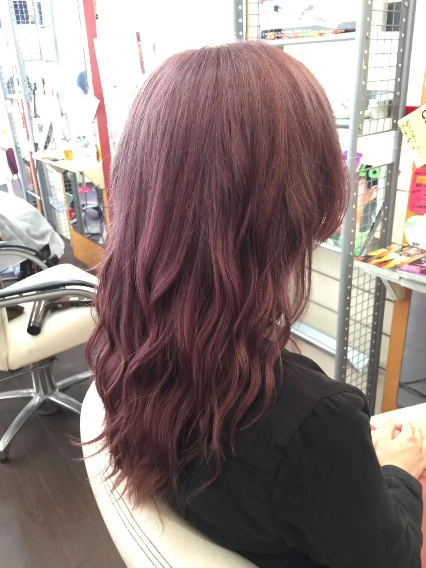 ロング カラー ヘアカラー たけい ゆうきのヘアスタイル
