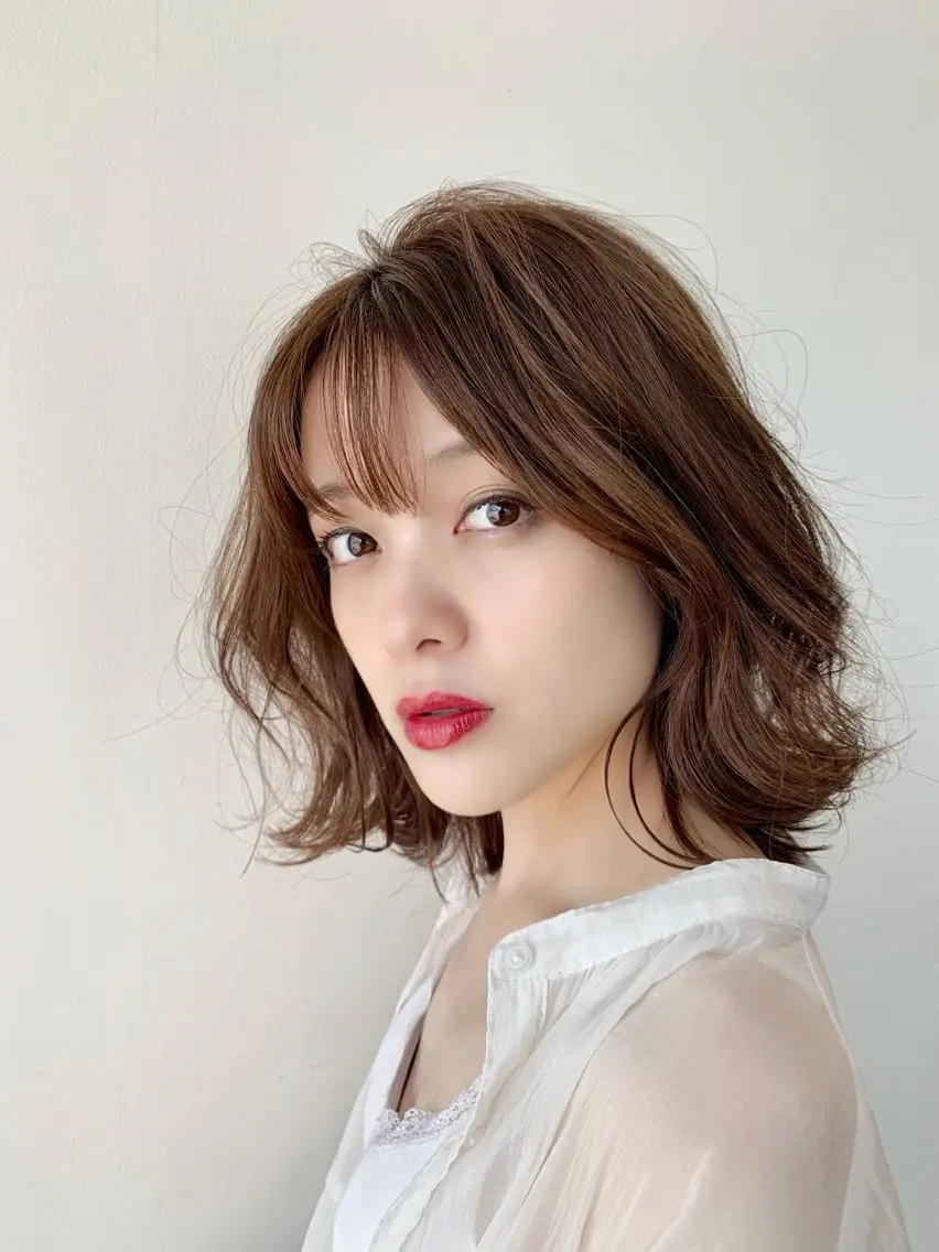 ミディアム 髪質改善×艶カラー 🌼Haru🌼のヘアスタイル