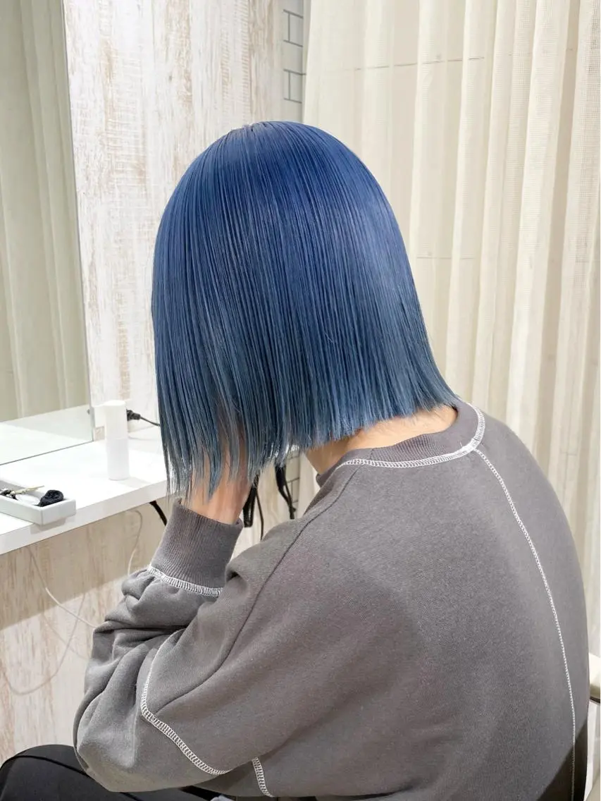 ショート カラー シールエクステ ブリーチ ケアブリーチ ダブルカラー ハイライトカラー 🌙HIZUKI🌙 ハイトーン 艶髪のヘアスタイル