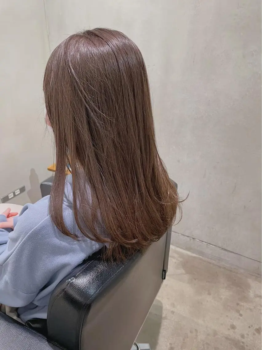 ロング トリートメント 🎀透明感× 暖色カラーつな🎀のヘアスタイル