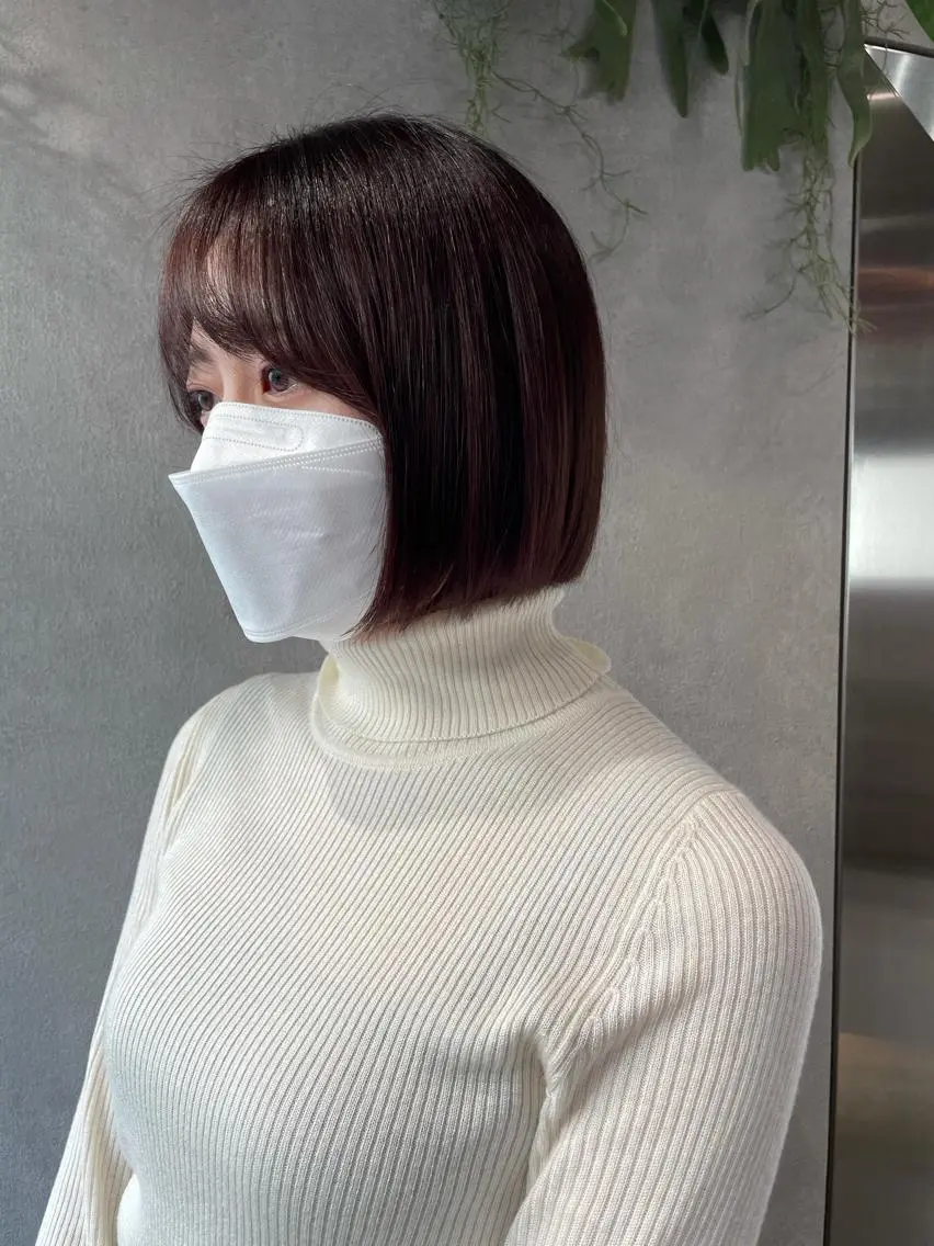 ショート カラー ブリーチ ブラウンカラー ブリーチなしカラー ボブ カット ヘアカラー ナチュラル透明感🌱 小山美樹子のヘアスタイル