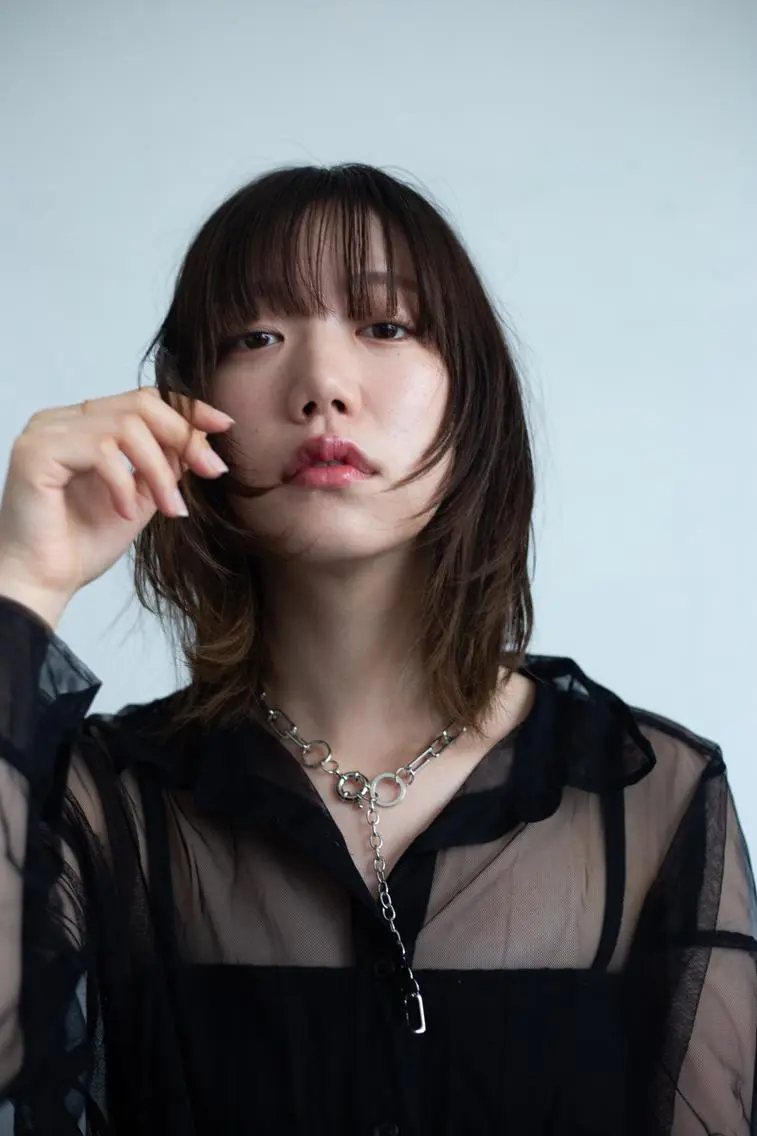 カラー セミロング カット ヘアカラー トリートメント 寺山 靖晃のヘアスタイル