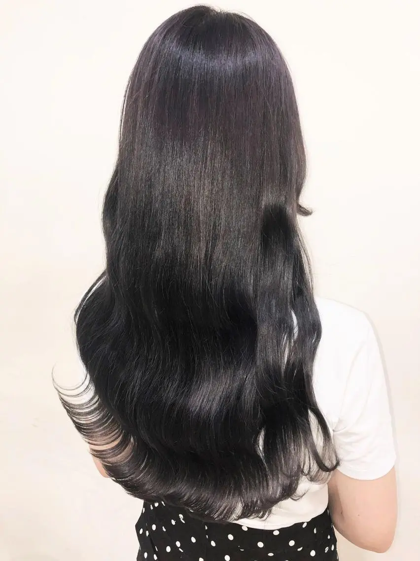 ロング ヘアカラー トリートメント Zina西新 井上貴幸のヘアスタイル