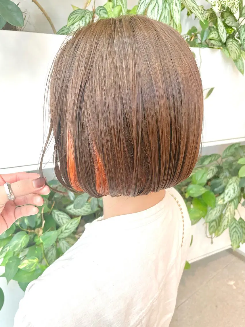 ショート ヘアカラー トリートメント 東北No.1完全個室 💐梶谷社長のヘアスタイル