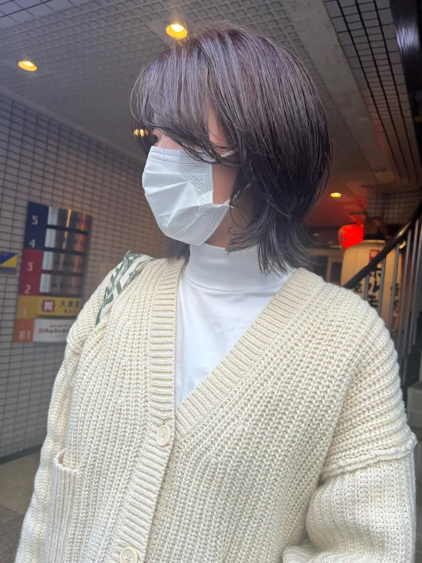 カラー カット ヘアカラー ヘッドスパ 秋山 聡子のヘアスタイル