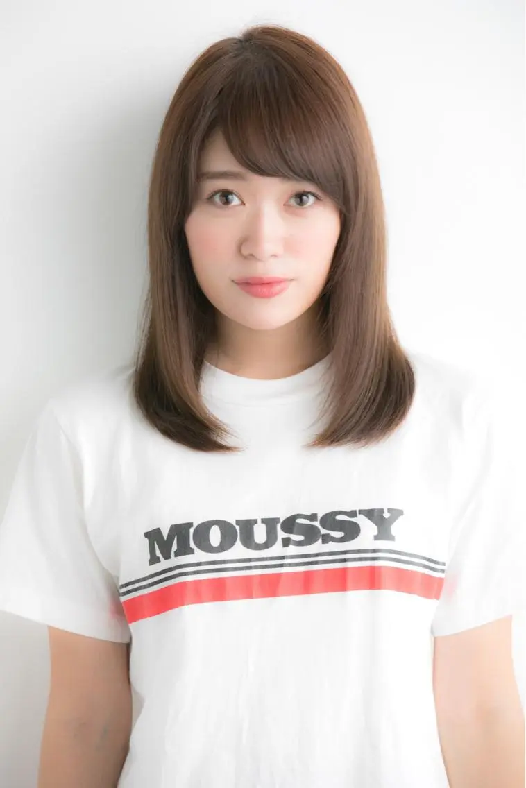 ミディアム カット トリートメント コテ巻き風パーマ💛 池袋のヘアスタイル