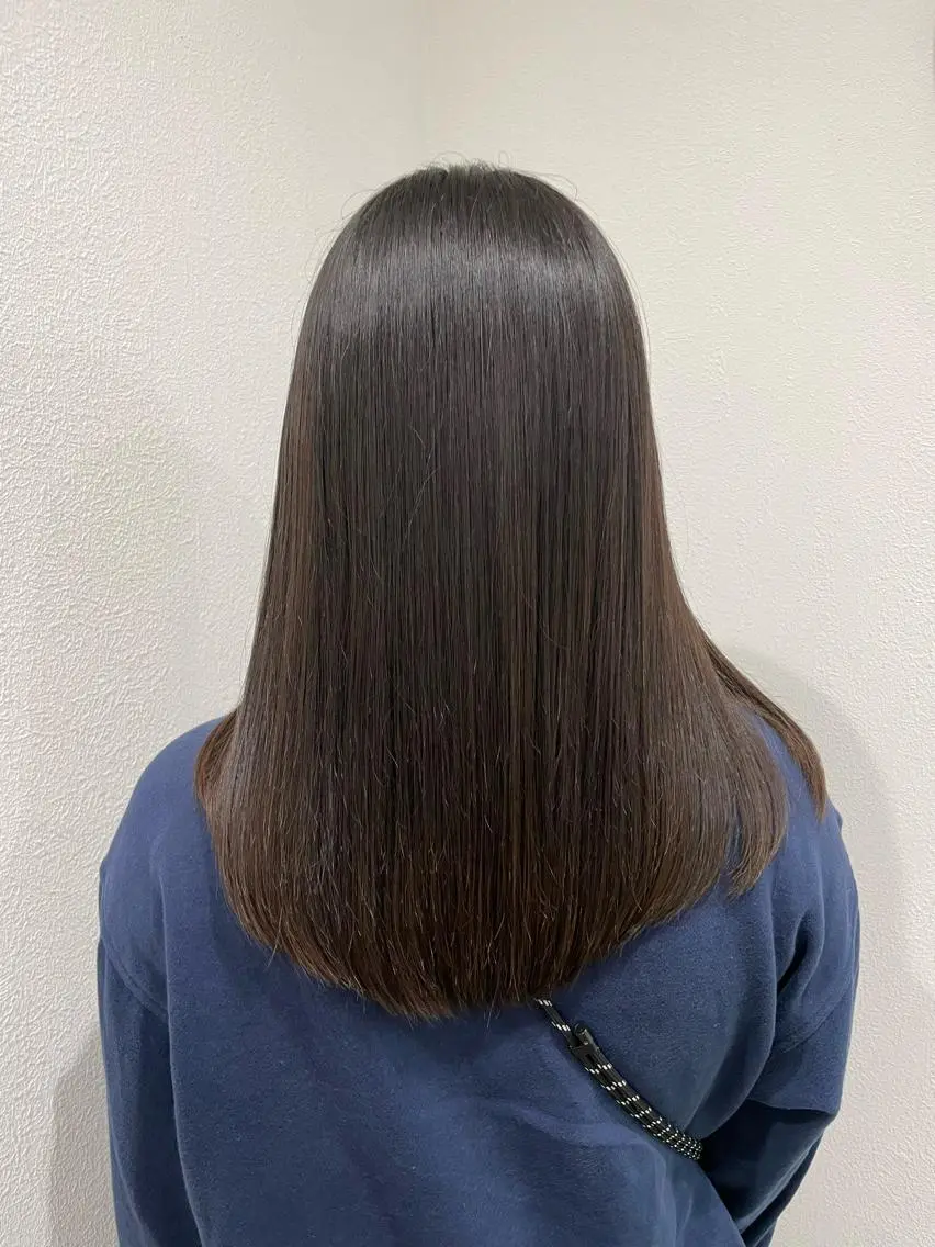 セミロング 髪質改善 韓国風ヘア トリートメント 渡辺 広宣のヘアスタイル