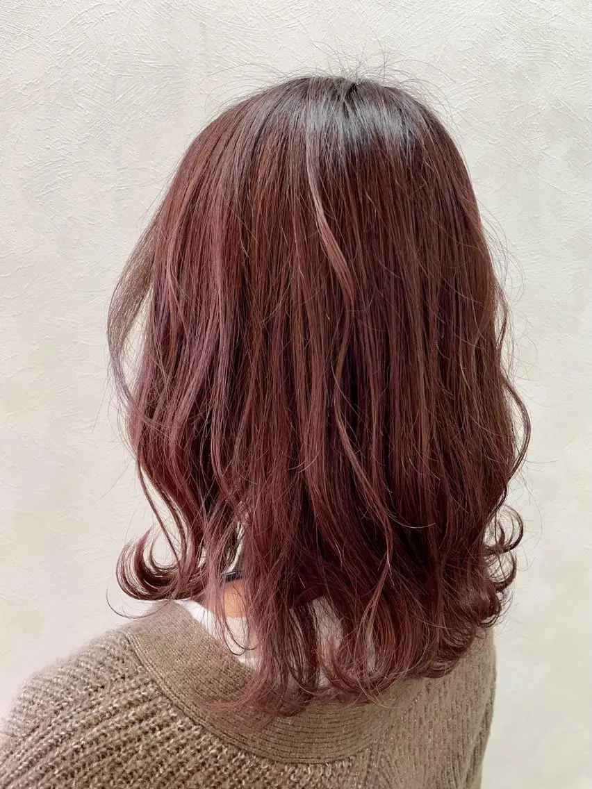 セミロング カラー イルミナカラー 縮毛矯正 トリートメント 加藤 産休につき８月末までのヘアスタイル
