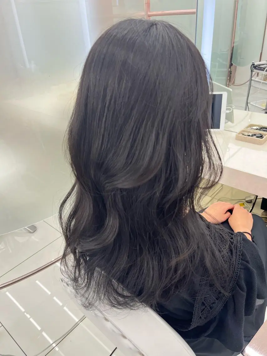 カラー 透明感カラー Celan あやかのヘアスタイル