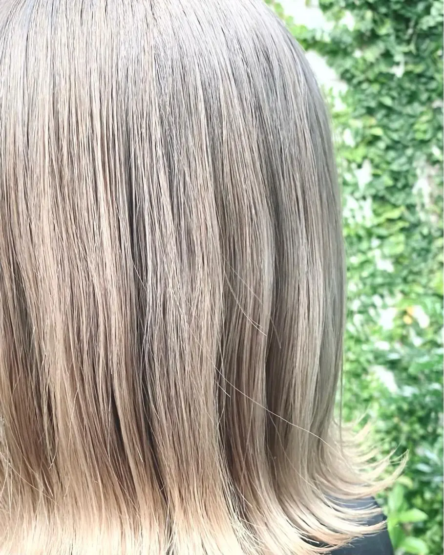 ミディアム カラー ブリーチ ダブルカラー ヘアカラー 【🉐学割】応援📣 ミニモ限定🤩千 田のヘアスタイル