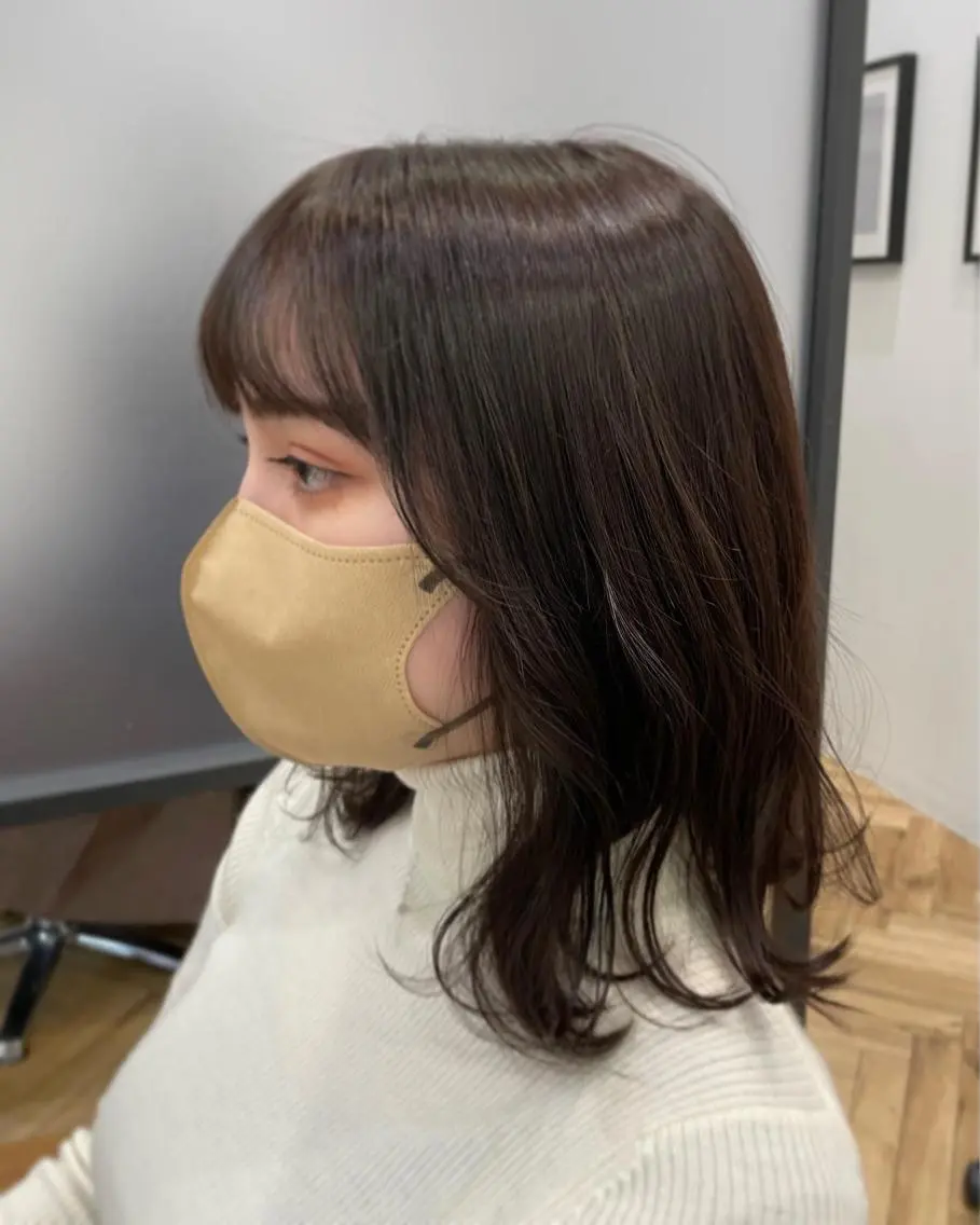 ミディアム カラー 《Zina札幌大通》 Hinano🐻のヘアスタイル