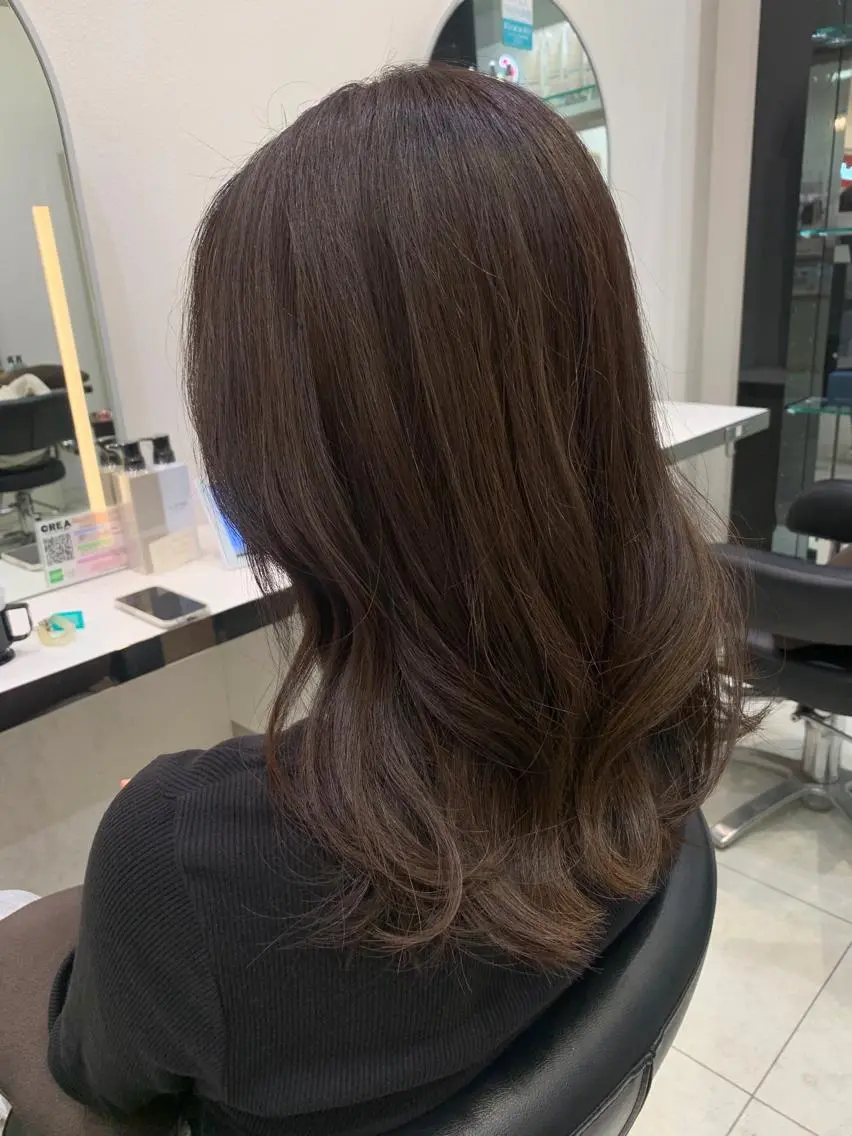 ロング カラー 🦋　大塚 絢　🦋のヘアスタイル