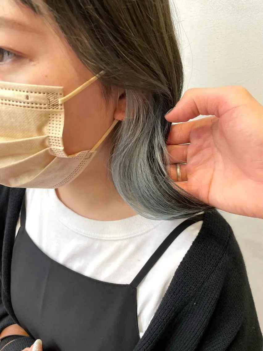 ショート カラー ヘアカラー トリートメント ヘッドスパ 【店長】インナー指名 No.1戸塚優思のヘアスタイル