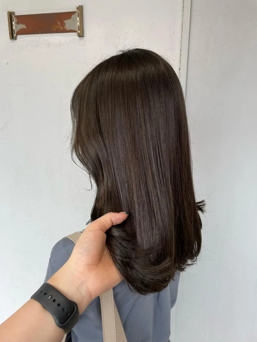 セミロング 縮毛矯正 トリートメント ｅｒｉ 🧴🫧のヘアスタイル