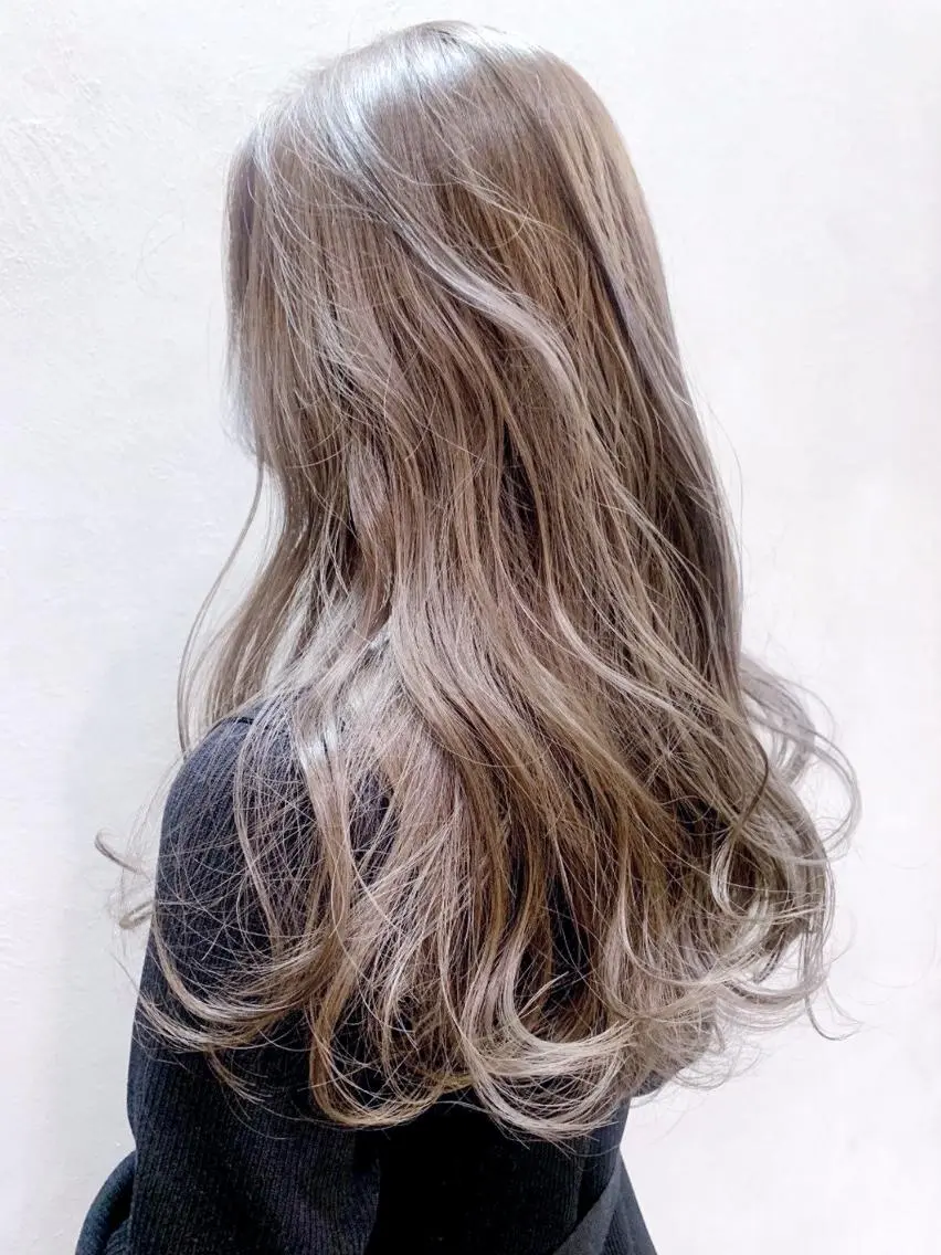 セミロング カラー パーマ ヘアアレンジ ブラウンカラー ITbyALBUM 浦和店のヘアスタイル
