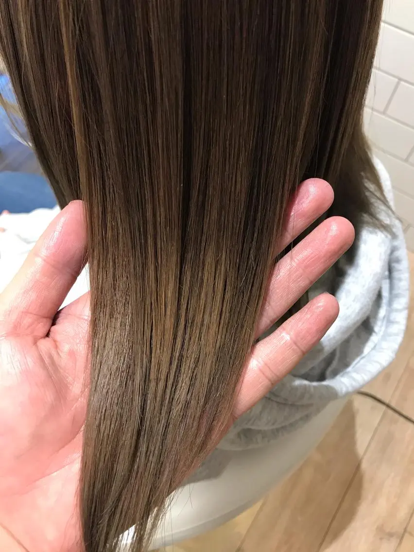 ミディアム カラー パーマ ヘアアレンジ メンズ キッズ ネイル マツエク・マツパ メンズウルフカット アディクシーカラー 透明感カラー ボブ ウルフカット 藤井 仁紀のヘアスタイル