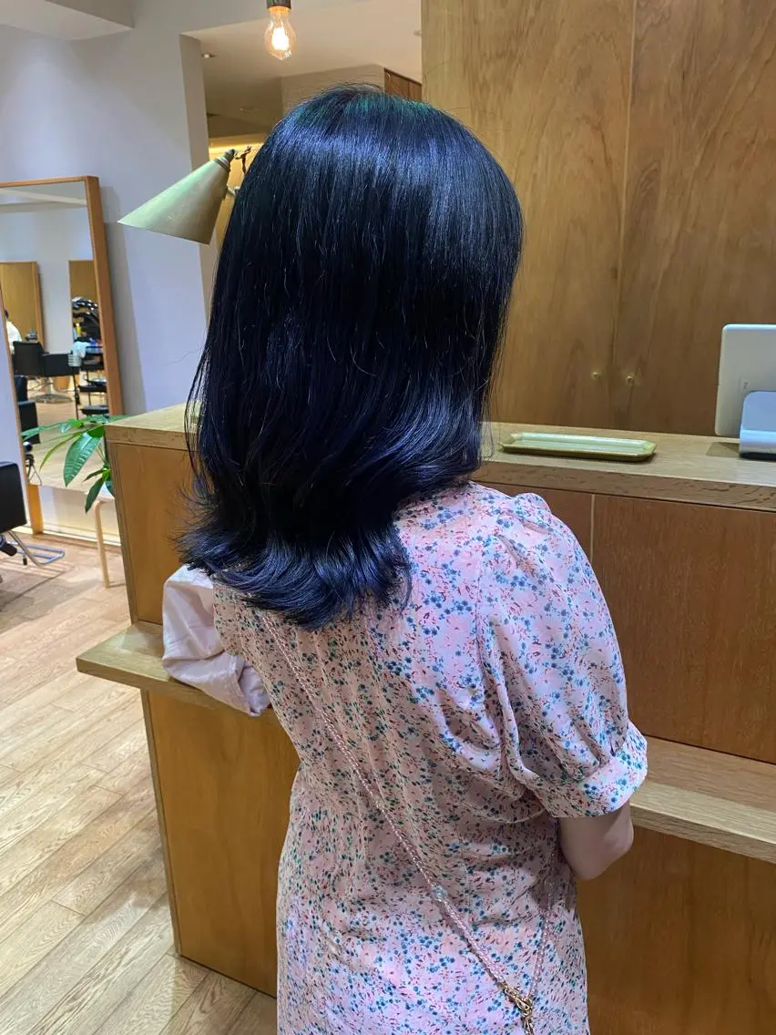 ミディアム カラー 🎗️【ヘアセット 美眉】吉川玲🎗️のヘアスタイル