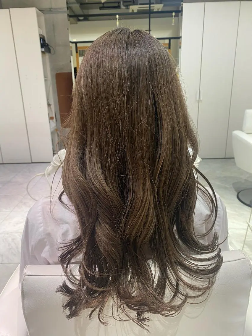 ロング カラー 🌈🧡ヤマダ ヒロナ🌈🧡のヘアスタイル