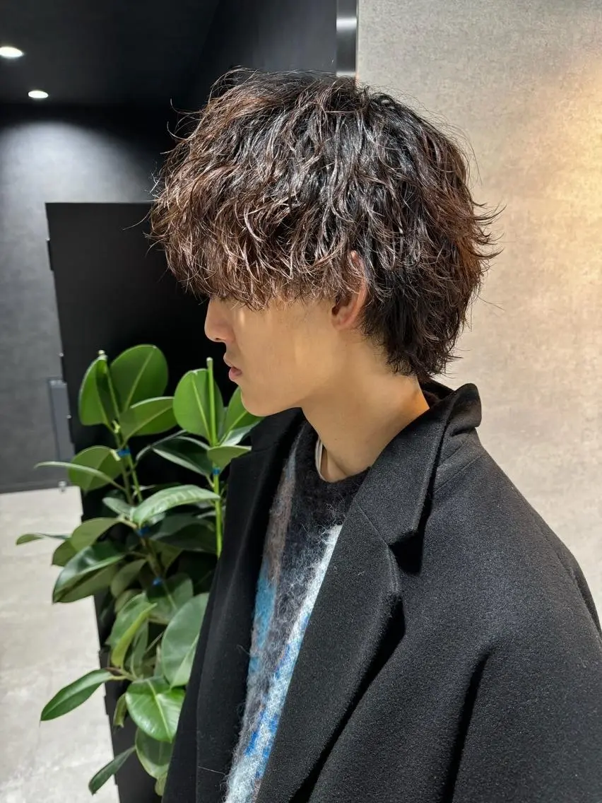 メンズ ⚡️渋谷⚡️ メンズパーマ⚡️のヘアスタイル
