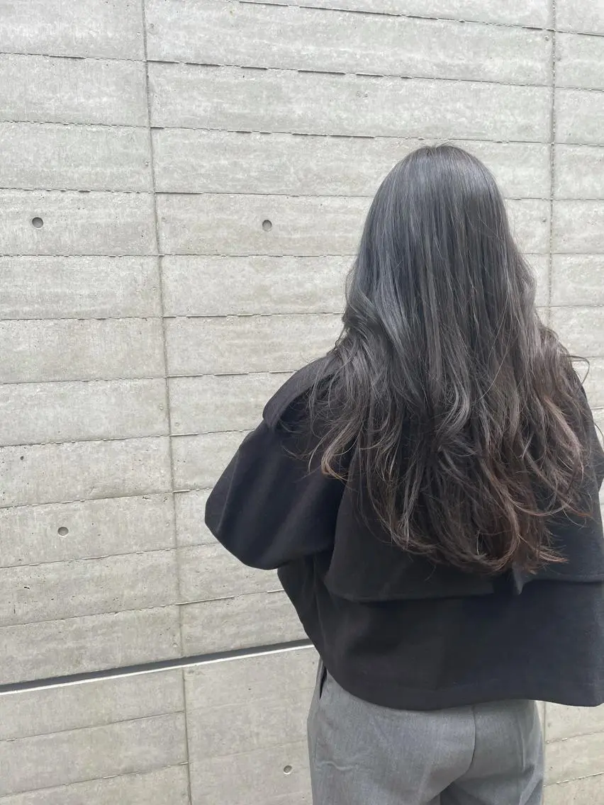 ロング カラー もりたみかこ 美容師お休み中のヘアスタイル
