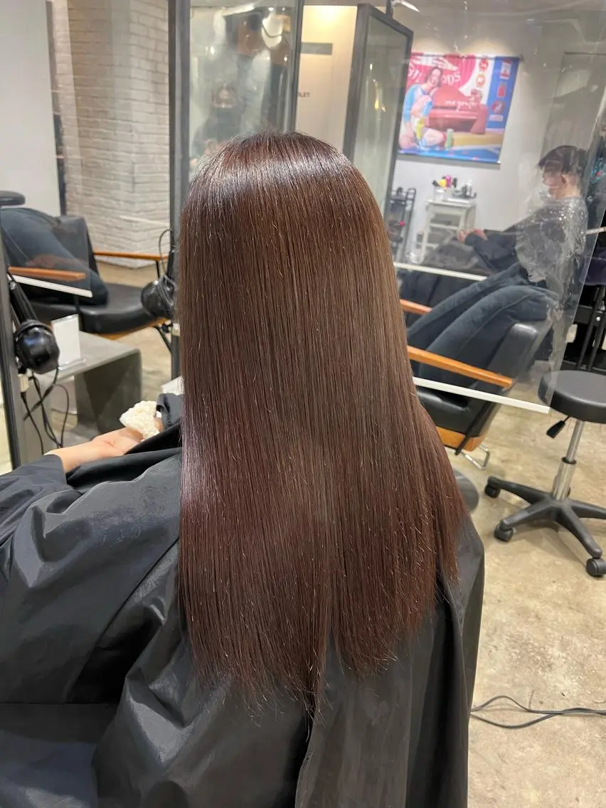 ロング カラー 髪質改善 カット ヘアカラー トリートメント 【韓国風くびれヘア】 joule小木曽輝のヘアスタイル